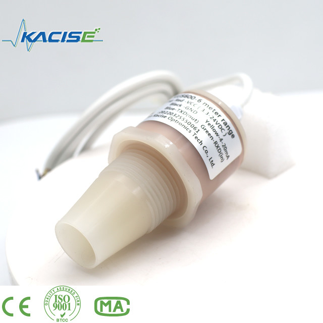 Bộ cảm biến siêu âm KUS600 được làm bằng vật liệu PVDF / PTFE được sử dụng để đo khoảng cách và mức độ chất lỏng.