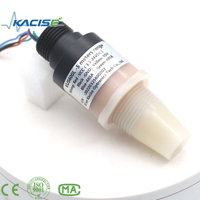 Bộ cảm biến siêu âm KUS600 được làm bằng vật liệu PVDF / PTFE được sử dụng để đo khoảng cách và mức độ chất lỏng.