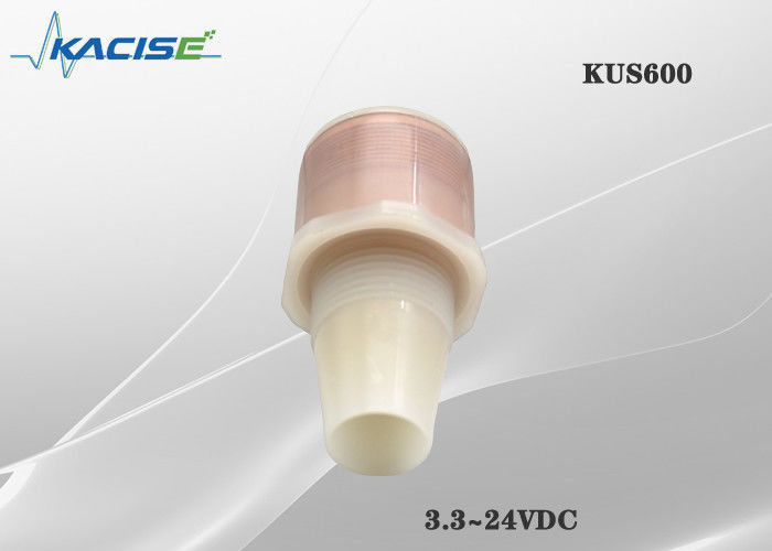 KUS600 IP68 cảm biến độ nước siêu âm chống nước với phạm vi 0,6m-5m và vỏ PVDF