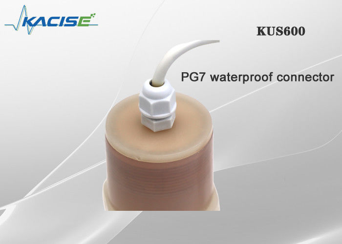 KUS600 IP68 cảm biến độ nước siêu âm chống nước với phạm vi 0,6m-5m và vỏ PVDF