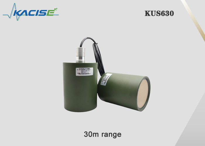 Cảm biến mực nước siêu âm KUS630D với phạm vi 30m IP68 chống nước và chống ăn mòn PVDF