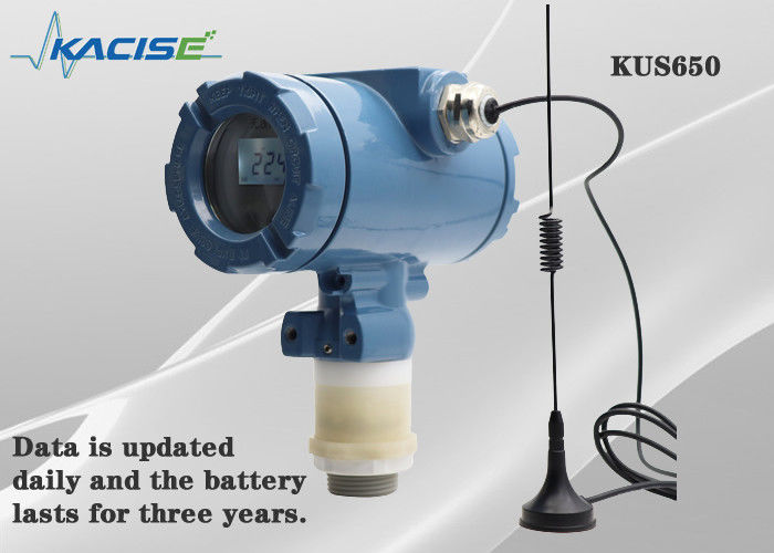 KUS650A 3m Range Wireless Ultrasonic Level Sensor với bảo vệ IP68 và đầu ra 4G / Lora / GPRS / NB để đo mức chất lỏng