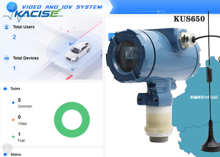 KUS650A 3m Range Wireless Ultrasonic Level Sensor với bảo vệ IP68 và đầu ra 4G / Lora / GPRS / NB để đo mức chất lỏng