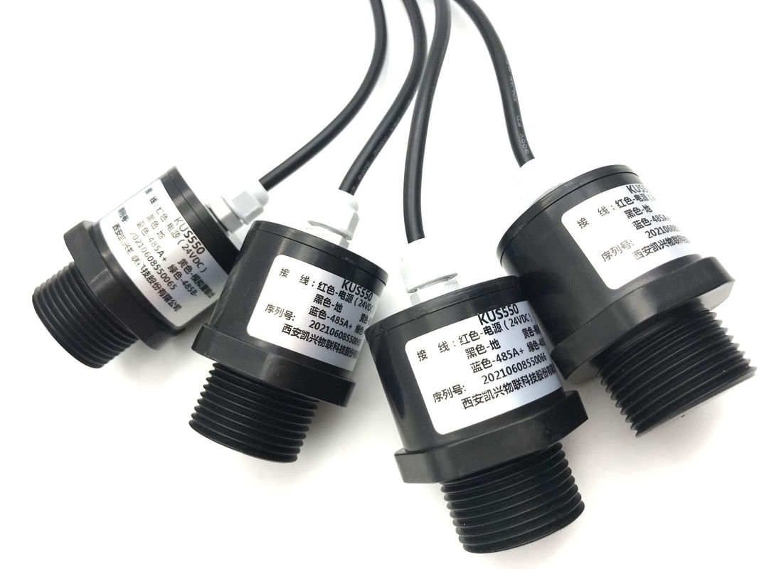 Cảm biến mức độ siêu âm tầm 3m với đầu ra RS485 và vỏ PTFE cho môi trường ăn mòn