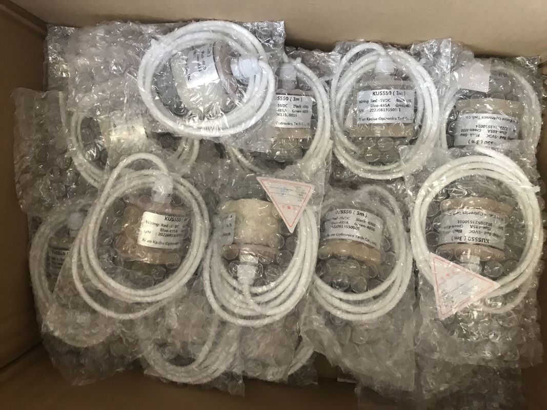 Cảm biến mức độ siêu âm tầm 3m với đầu ra RS485 và vỏ PTFE cho môi trường ăn mòn