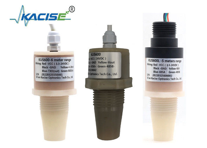 Cảm biến mức siêu âm PVDF với đầu ra RS485 và phạm vi phát hiện 5m để đo mực nước