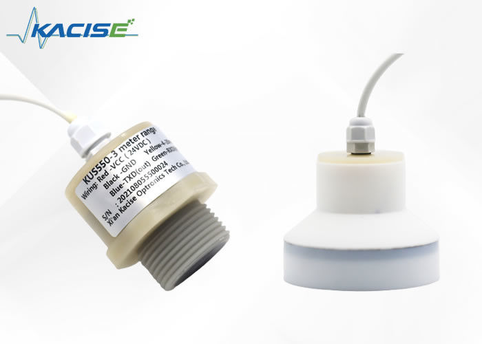12 Meter Range PVDF vật liệu bảo vệ IP68 cảm biến mức độ chất lỏng siêu âm cho các ứng dụng công nghiệp