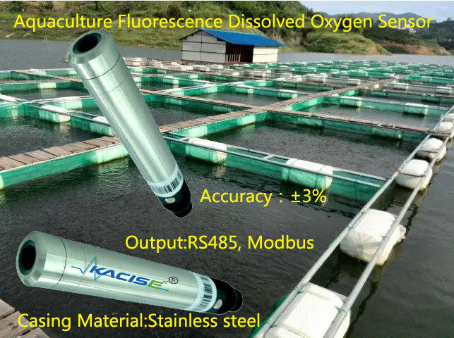 Bộ cảm biến oxy hòa tan đầu ra RS485 với IP68 và công nghệ huỳnh quang cho nuôi trồng thủy sản