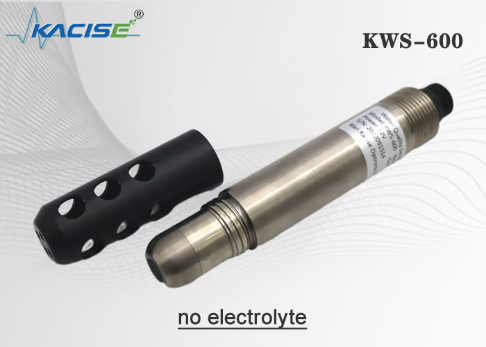 KWS-600 Bộ cảm biến oxy hòa tan tia huỳnh quang trực tuyến không có màng không có chất điện giải RS485 Modbus Output và chống nước IP68