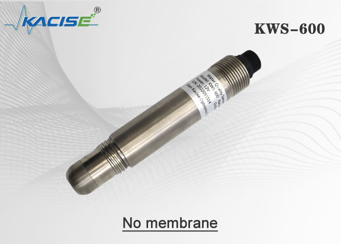 KWS-600 Bộ cảm biến oxy hòa tan tia huỳnh quang trực tuyến không có màng không có chất điện giải RS485 Modbus Output và chống nước IP68