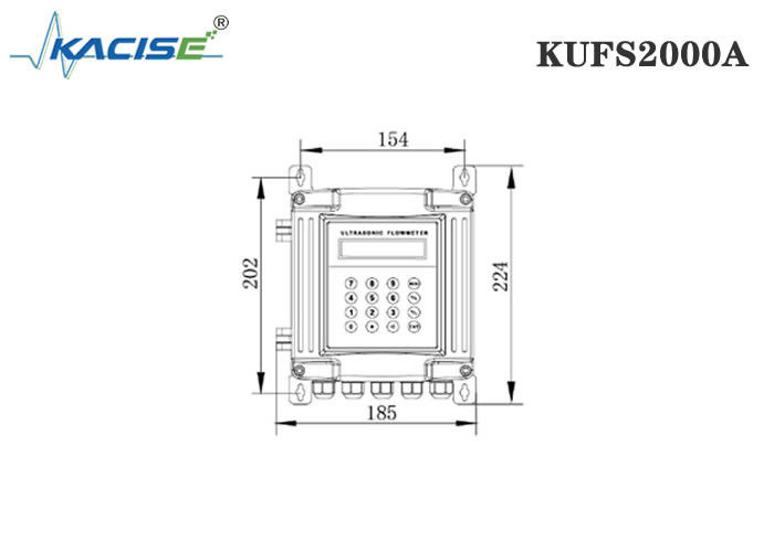 Máy đo lưu lượng siêu âm gắn tường với phép đo hai chiều cho ống DN32-DN6000
