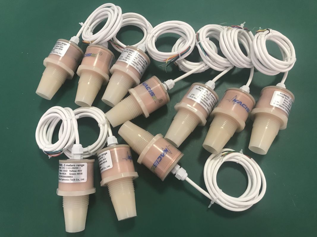 Cảm biến mức độ siêu âm chính xác cao 12V với đầu ra RS485 và chống nước IP68 để đo mức bể nước