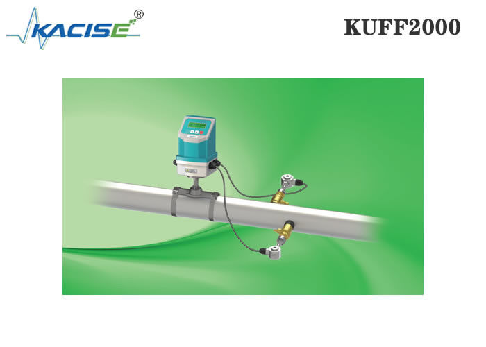KUFF2000 Máy đo dòng chảy siêu âm cố định với độ chính xác ± 1% cho kích thước ống DN50-DN6000 và đo lường hai chiều