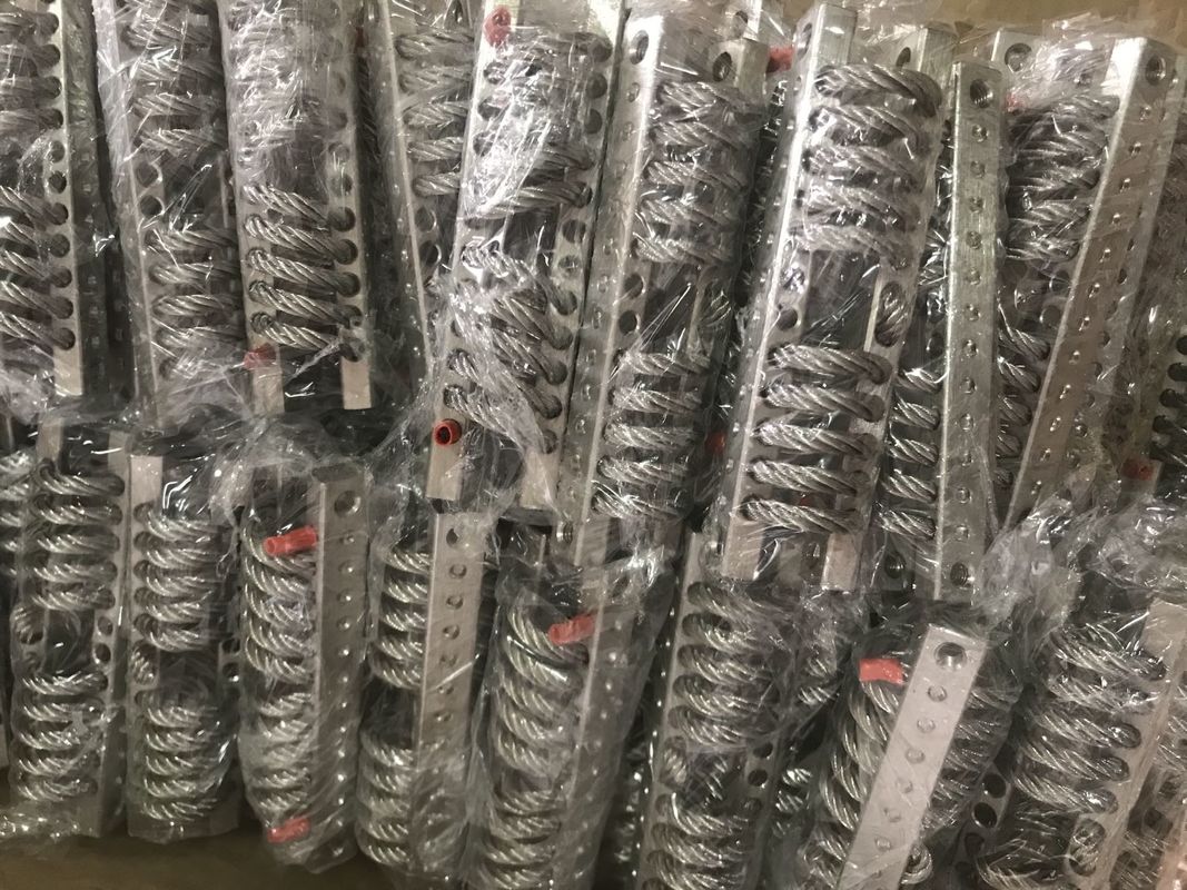 Máy chế công nghiệp dây thừng cô lập với xây dựng nhôm và thép không gỉ cho phạm vi tải 3.5-2000KG và tần số tự nhiên 7Hz-15Hz