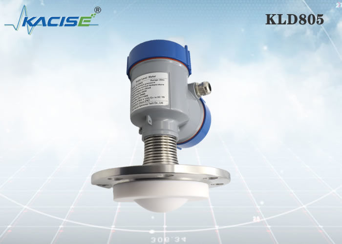 KLD805 80GHz Flanges Mounting Radar Level Transmitter cho môi trường nhiệt độ cao và áp suất cao với PTFE chống ăn mòn