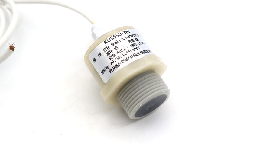 Cảm biến mức độ siêu âm chống ăn mòn IP68 với phạm vi 5m để đo mức độ nước