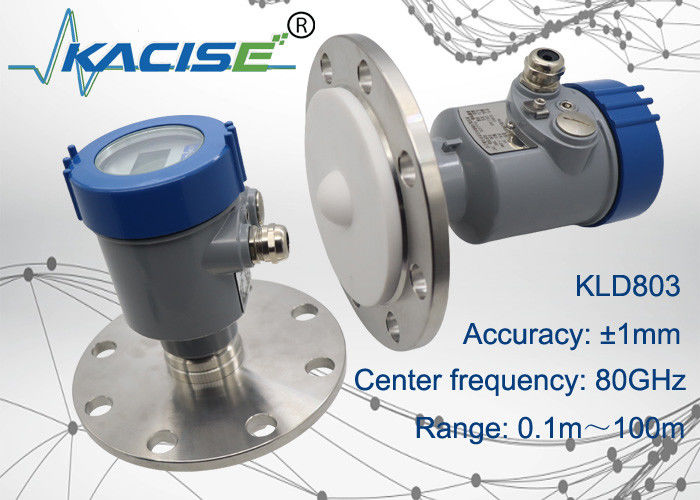 KACISE OEM 80GHz Radar Level Sensor với đầu ra 4-20mA và bảo vệ IP67 cho phép đo cấp cao
