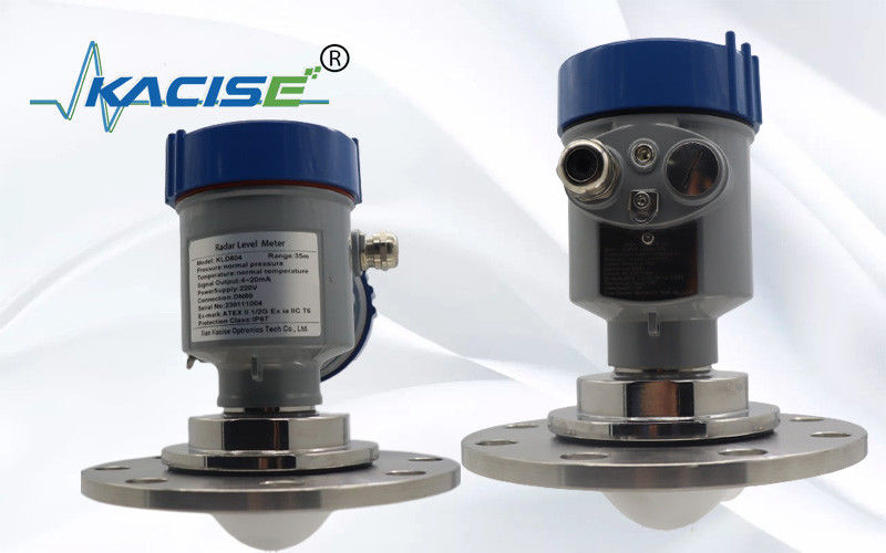 Kacise OEM 80GHz Radar Level Sensor 100m Range FMCW Radar Level Meter với bảo vệ và hiển thị IP67