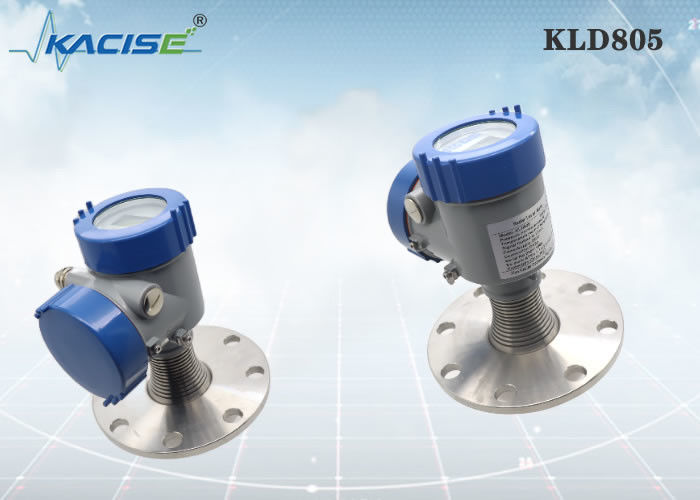 KLD805 Cảm biến mức độ radar 80GHz với ăng-ten PTFE và bảo vệ IP67 để đo mức độ chất lỏng
