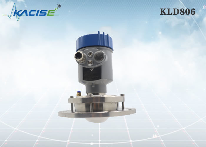 Cảm biến mức radar FM KLD806 80G với gắn mặt bích tần số 80GHz và ăng-ten PTFE cho silo xi măng