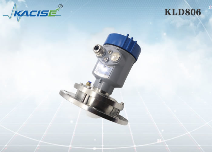 Cảm biến mức radar FM KLD806 80G với gắn mặt bích tần số 80GHz và ăng-ten PTFE cho silo xi măng