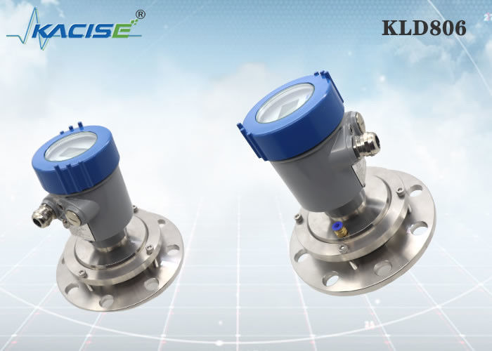 KLD806 80GHz Radar Level Sensor với chức năng thanh lọc cho ứng dụng bụi mạnh trong silo bột