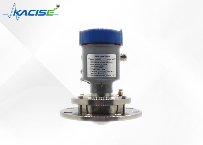 Máy đo mức độ radar 80GHz với bảo vệ IP67 và ăng-ten PTFE để đo chính xác cao