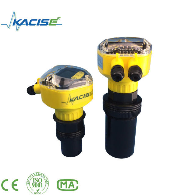 Cảm biến mức siêu âm với vỏ thép không gỉ bảo vệ IP67 và phạm vi đo 60m cho nước thải và bể ngầm