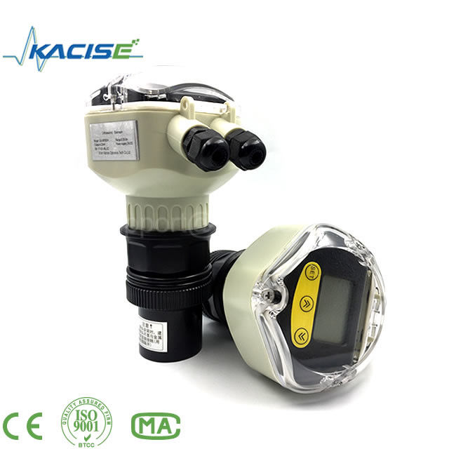Cảm biến mức siêu âm với vỏ thép không gỉ bảo vệ IP67 và phạm vi đo 60m cho nước thải và bể ngầm