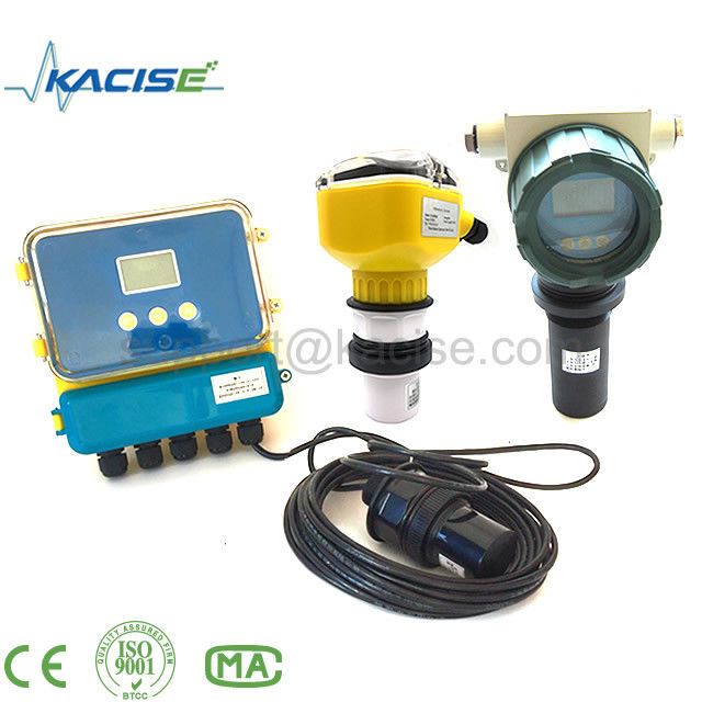 Cảm biến mức siêu âm với vỏ thép không gỉ bảo vệ IP67 và phạm vi đo 60m cho nước thải và bể ngầm
