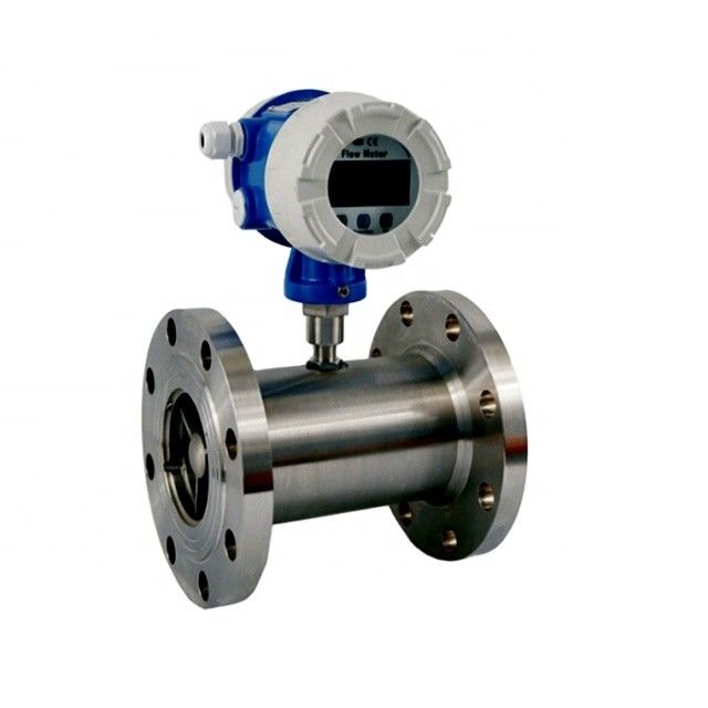 Độ chính xác cao ± 0,2% Thép không gỉ SS304/SS316 Máy đo lưu lượng tua-bin với phạm vi rộng 1:20 cho dầu và chất lỏng