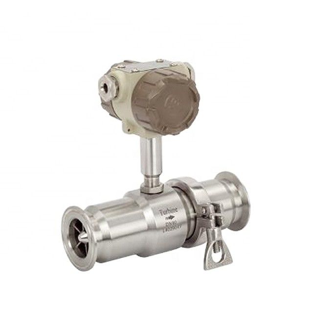 Độ chính xác cao ± 0,2% Thép không gỉ SS304/SS316 Máy đo lưu lượng tua-bin với phạm vi rộng 1:20 cho dầu và chất lỏng
