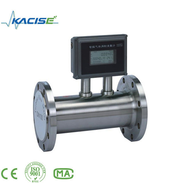 SS304 Máy đo lưu lượng tua-bin với độ chính xác ±1,5% và ExdIIBT6 chống nổ để đo khí tự nhiên và LPG