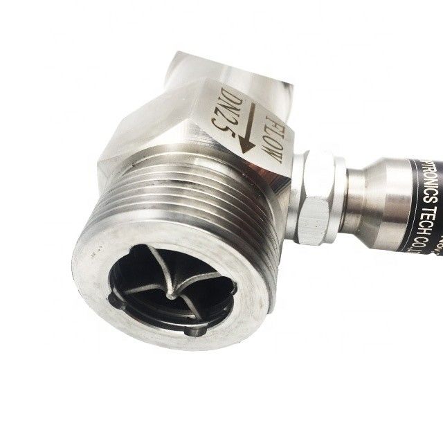 Máy đo lưu lượng tua-bin SS304/SS316 chính xác cao với kết nối sợi / sợi / vệ sinh cho nước trái cây và bia
