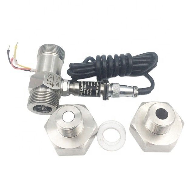 Máy đo lưu lượng tua-bin SS304/SS316 chính xác cao với kết nối sợi / sợi / vệ sinh cho nước trái cây và bia