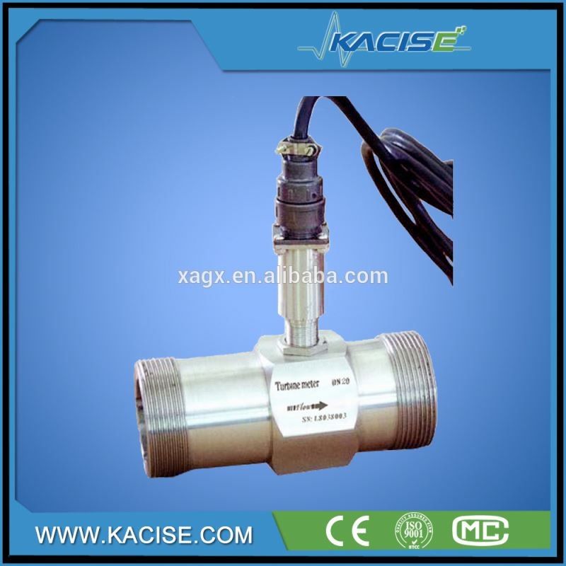 Độ chính xác cao ± 0,2%R Thép không gỉ 316 ((L) Chứng minh nổ ExiaIICT4 Máy đo lưu lượng tua-bin kỹ thuật số cho dầu nhiên liệu