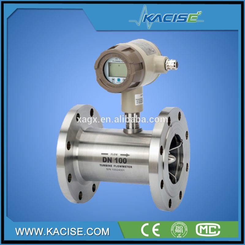 Độ chính xác cao ± 0,2%R Thép không gỉ 316 ((L) Chứng minh nổ ExiaIICT4 Máy đo lưu lượng tua-bin kỹ thuật số cho dầu nhiên liệu