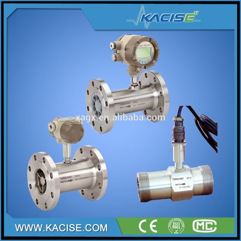 Độ chính xác cao ± 0,2%R Thép không gỉ 316 ((L) Chứng minh nổ ExiaIICT4 Máy đo lưu lượng tua-bin kỹ thuật số cho dầu nhiên liệu