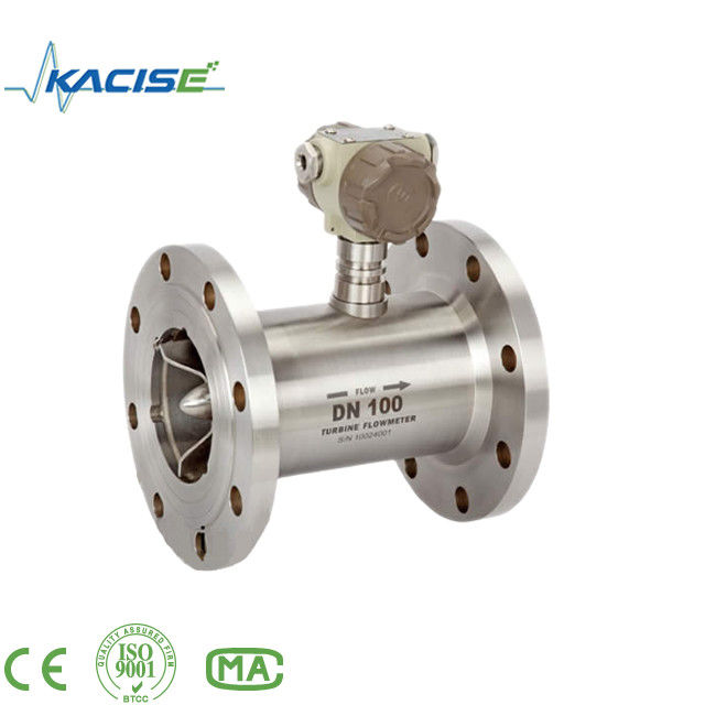Máy đo lưu lượng tua-bin chính xác cao ± 0,2% với vật liệu SS316L và bảo vệ IP65 cho rượu xăng dầu