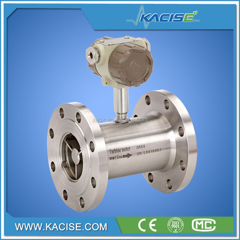 Máy đo lưu lượng tuabin khí tự nhiên Máy đo lưu lượng kỹ thuật số với đầu ra 4-20mA Chống cháy nổ và độ chính xác cao ± 1,5%