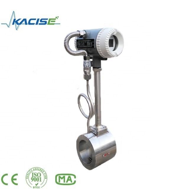 Máy đo lưu lượng xoáy bằng thép không gỉ bảo vệ IP68 với độ chính xác 1,0% để đo hơi nước và chất lỏng