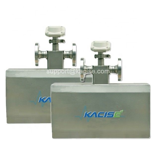 KMF-Series Coriolis Mass Flow Meter với độ chính xác 0,2 khối lượng, áp suất làm việc 0 ~ 4.0MPa và thiết kế hộp trong hộp