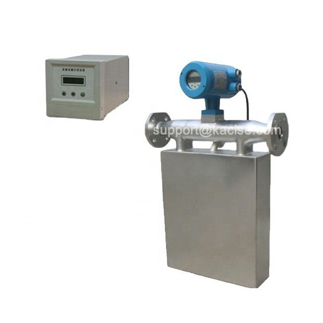 Máy đo lưu lượng Coriolis để sản xuất phô mai với độ chính xác khối lượng 0,2 và mức áp suất 4,0MPa