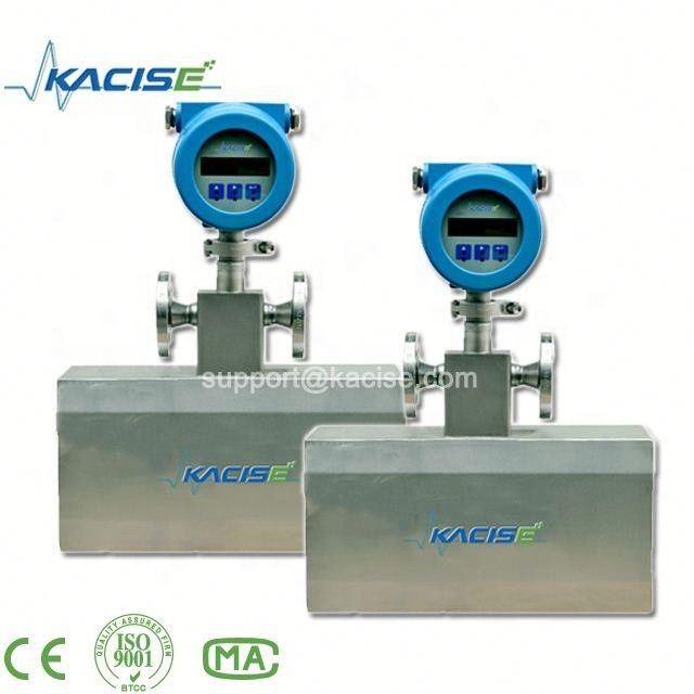 Máy đo lưu lượng khối Coriolis chính xác với độ chính xác khối lượng 0,2, Phạm vi nhiệt độ -50oC ~ 200oC và Định mức áp suất 0 ~ 4,0MPa