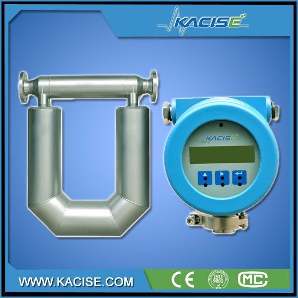 KMF100 SS316L Máy đo lưu lượng khối lượng Coriolis chống nổ với độ chính xác ±0,15%