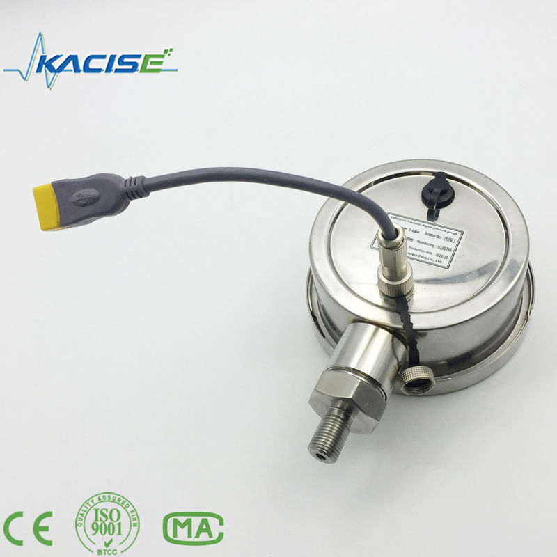 Đồng hồ đo áp suất chứa đầy dầu bằng thép không gỉ cho môi trường có độ nhớt cao và ăn mòn