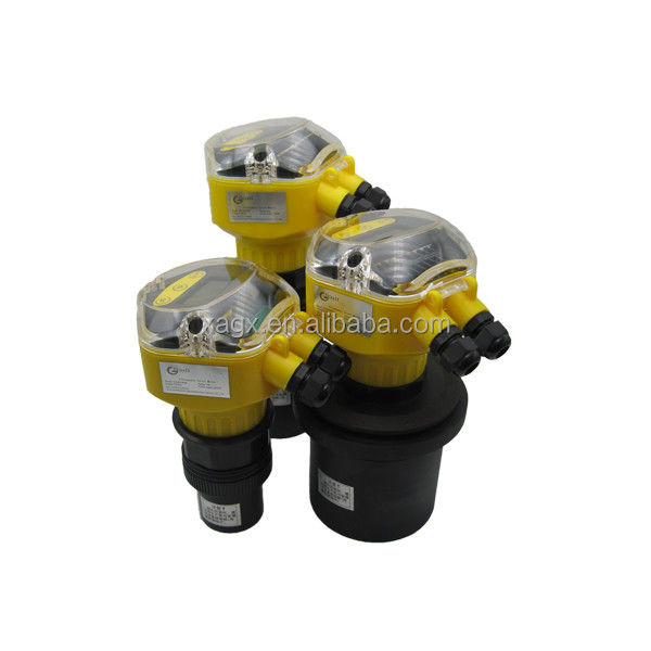 RS485 & RS232 Máy cảm biến mức siêu âm với 4 ~ 20mA Relay và 5-70m Range để đo mức chất lỏng