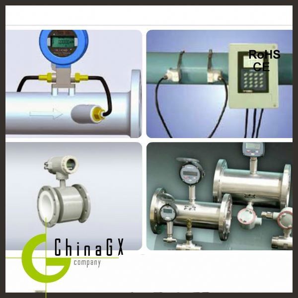 Kẹp không dây trên máy đo lưu lượng siêu âm với độ chính xác 1,0% cho ống DN15 đến DN6000
