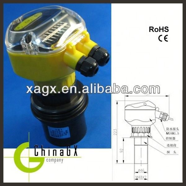 GXUM Series Long Distance Intelligent Water Level Transmitter với độ phân giải 3mm và phạm vi 10m trong IP67 Waterproof Housing