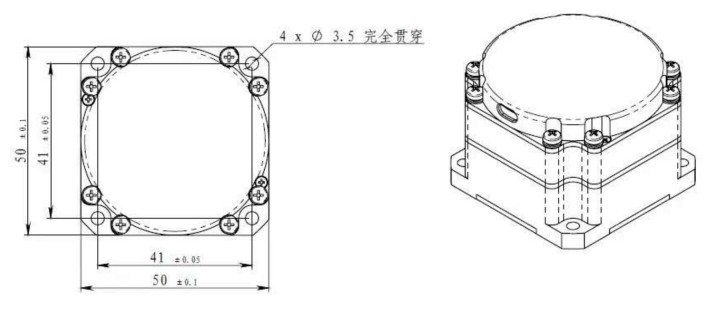 Bộ cảm biến tốc độ góc quán tính dựa trên hiệu ứng Sagnac quang học sử dụng để đo tốc độ góc, thời gian bắt đầu 5 (s)